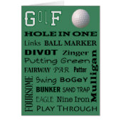 GOLF-typografische kaart (Voorkant)