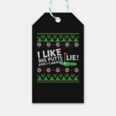 Golf Ugly Kerstmis Cadeaulabel (Voorkant)