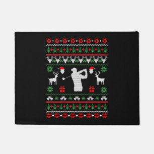 Golf Ugly KerstSweater Deurmat