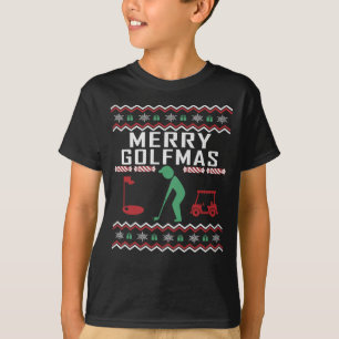 Golf Ugly KerstSweater Merry Golfmas T-shirt