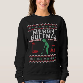 Golf Ugly KerstSweater Merry Golfmas T-shirt
