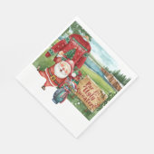 Golf Ugly Sweater Christmas Party  Servet (Hoek)