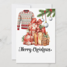 Golf Ugly Sweater thema voor golfer Kerstmis