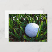 Golf Uitnodiging (Voorkant / Achterkant)