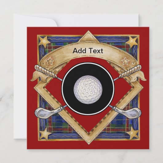 Golf Uitnodiging - SRF (Voorkant)