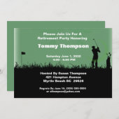 Golf — Uitnodiging tot pensionering (Voorkant / Achterkant)
