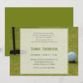 Golf — Uitnodiging tot pensionering (Voorkant / Achterkant)