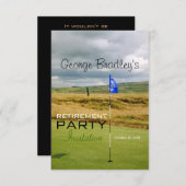 Golf - Uitnodiging voor een gepersonaliseerde Pens (Voorkant / Achterkant)