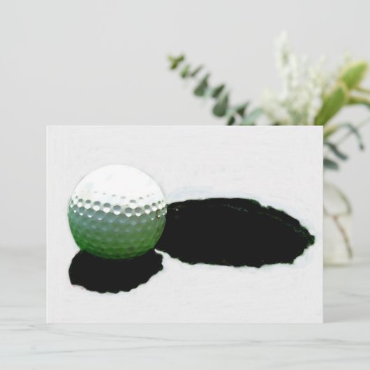 Golf Uitnodigingen Aankondigingen (Staand voorkant)