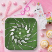 Golf Uitstapje Vierkante Papieren Bord (Feest)