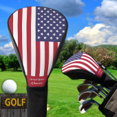 Golf USA & American Flag / Golf Clubs Hoesjes Golfheadcover