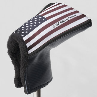 Golf USA & American Flag/States Golf Clubs Hoesjes Golfheadcover