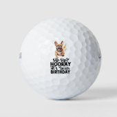 Golf uw verjaardagsfeest met de Franse Bulldog Golfballen (Voorkant)