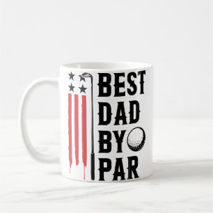 Golf Vader Door Par Daddy Golfer Amerikaanse Vlag Koffiemok