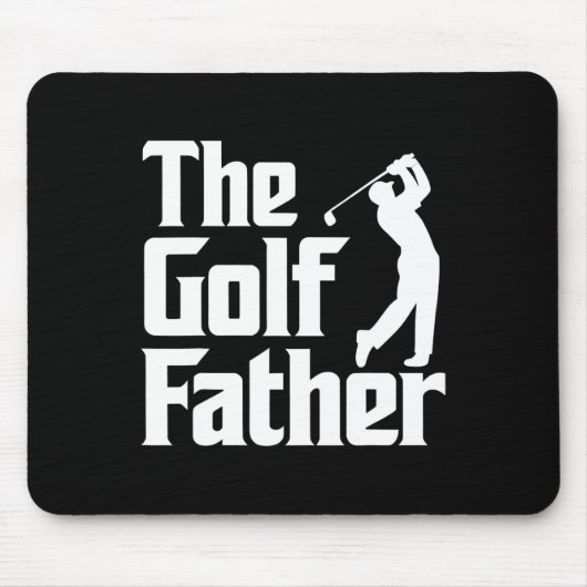Golf Vader Grappige Golfer Vader Cadeau voor Vader Muismat (Voorkant)