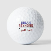 Golf vader naam golfballen (Voorkant)