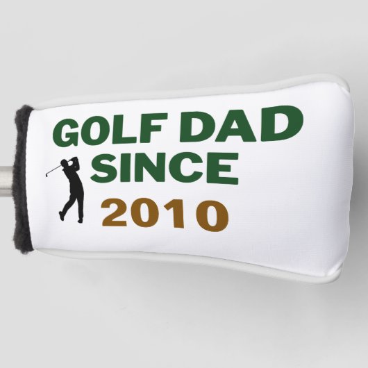 Golf Vader Sinds Jaar Vintage Design Golfheadcover (Voorkant)