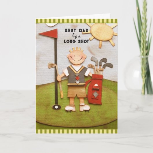 golf vader vaderdag kaart (Voorkant)