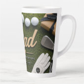 Golf Vader Vaderdag  Koffiemok Latte Mok (Rechts)