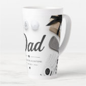 Golf Vader Vaderdag Koffiemok Latte Mok (Rechterhoek)