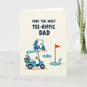 Golf Vaderdag Kunstkaart Kaart