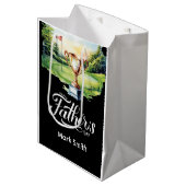 Golf Vaderdag met trofee Medium Cadeauzakje (Voorkant Gekanteld)