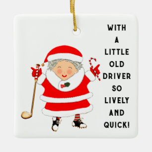 Golf Vakantie Cadeau Keramisch Ornament