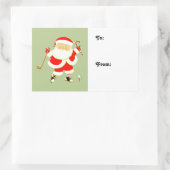 Golf Vakantie Cadeautags Rechthoekige Sticker (Tas)