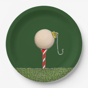 Golf Vakantie Party Papieren Bordje