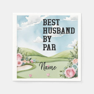 Golf Valentijns om te golfen met liefde je Man Servet