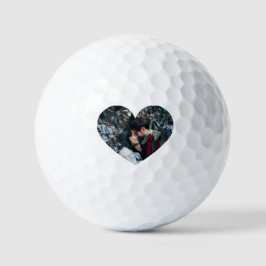 Golf Valentijnsdag Golfer Sportliefhebbers Koppel Golfballen