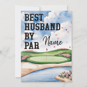 Golf Valentijnsdag voor echtgenoot golfer beste bi Feestdagenkaart