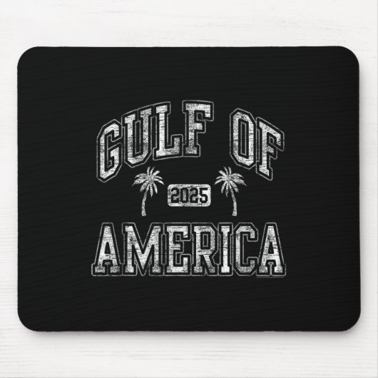 Golf van 2025 Amerika Palmbomen Grappig Muismat (Voorkant)