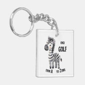 Golf van A tot Z, Zebra Sleutelhanger (Voorkant Links)