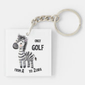 Golf van A tot Z, Zebra Sleutelhanger (Achterkant)