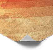 Golf van afspeelschijf poster (Hoek)