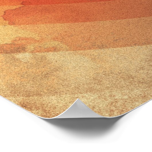 Golf van afspeelschijf poster (Hoek)