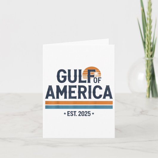 Golf van Amerika 2025 Amerikaanse vlag Kaart (Voorkant)