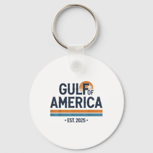 Golf van Amerika 2025 Amerikaanse vlag Sleutelhanger