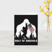 Golf van Amerika 2025 Grappige vlag van de VS Kaart (Gele Bloem)
