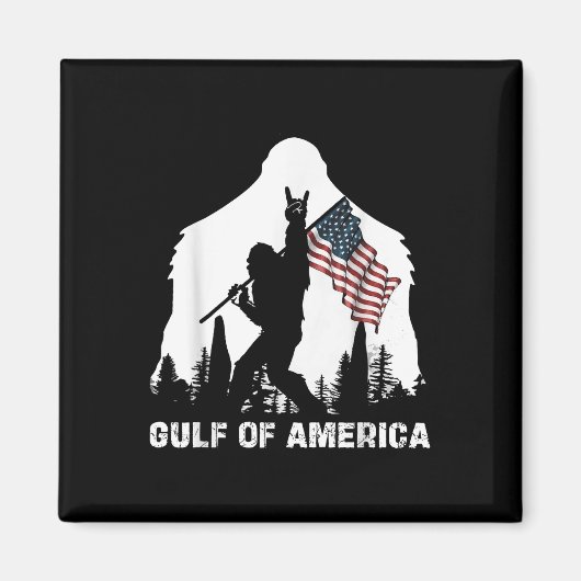 Golf van Amerika 2025 Grappige  vlag van de VS Magneet (Voorkant)