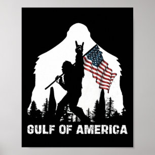 Golf van Amerika 2025 Grappige  vlag van de VS Poster