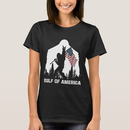 Golf van Amerika 2025 Grappige vlag van de VS T-shirt (Voorkant)