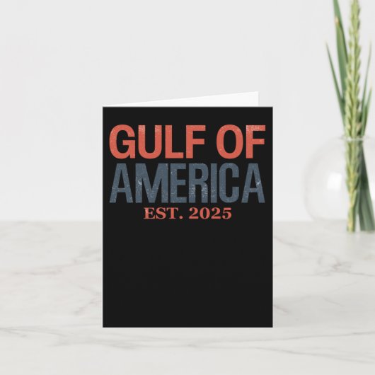 Golf van Amerika 2025 Kaart (Voorkant)