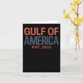 Golf van Amerika 2025 Kaart (Gele Bloem)