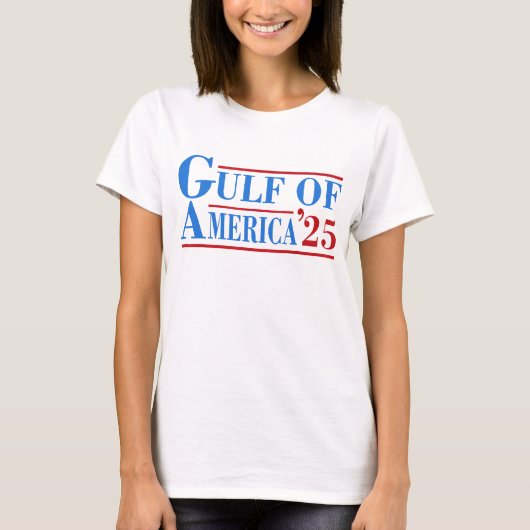 Golf van Amerika 2025 T-shirt (Voorkant)