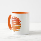 Golf van Amerika Amerikaans patriottisch Mok (Voorkant links)