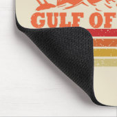 Golf van Amerika Amerikaans patriottisch Muismat (Hoek)