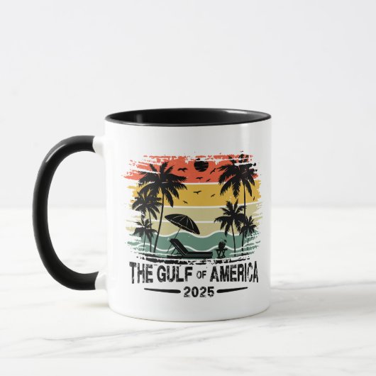 Golf van Amerika  Amerikaans patriottisch ontwerp Mok (Links)