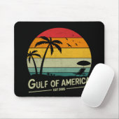 Golf van Amerika Amerikaans patriottisch ontwerp Muismat (Met muis)